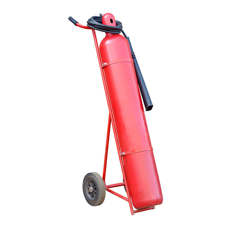 Extintor de incêndio móvel de 25 kg de carrinho